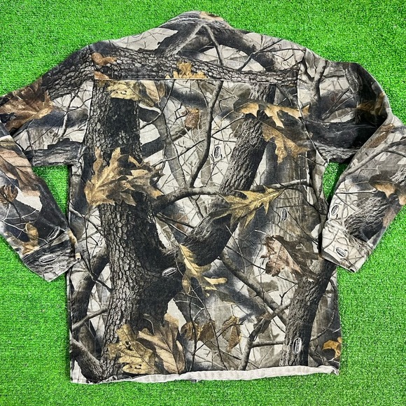 Vintage Ranger Camo Jacket  MED. canvas RealTree Shadow Branch Hunting EUC - Picture 6 of 6
